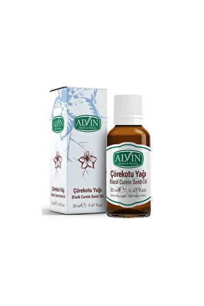 2 ADET  Alvin Çörek Otu Yağı 20 ml