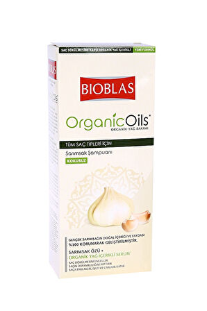 2 ADET  Bioblas Şampuan Botanic Oils 360 Ml Sarımsak Özlü
