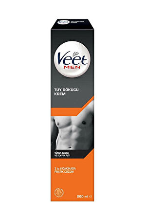 2 ADET  Veet Men Tüy Dökücü Krem 200 ml