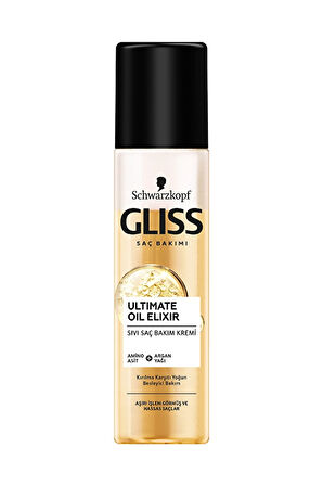 2 ADET  Gliss Sıvı Sac Kremi 200 Ml