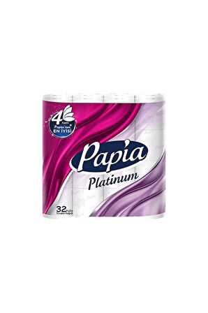 2 ADET  Papia Tuvalet Kağıdı Platinum 32'li