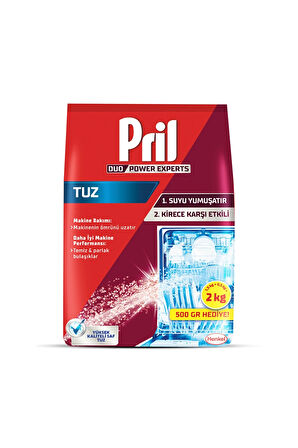 2 ADET  Pril Bulaşık Makinesi Tuzu 2 kg