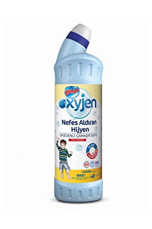 2 ADET  Bingo Oksijen Çamaşır Suyu 750 ml Hassas Hijyen