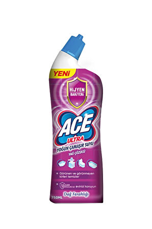 2 ADET  Ace Ultra Çamaşır Suyu Powerjel 750 ml Ferahlık Etkisi