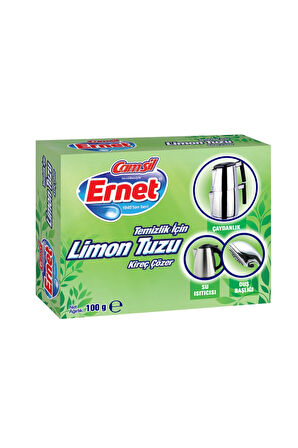 2 ADET  Ernet Temizlik İçin Limon Tuzu 100 g