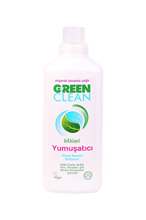 2 ADET  Green Clean Bitkisel Çamaşır Yumuşatıcısı 1000 ml
