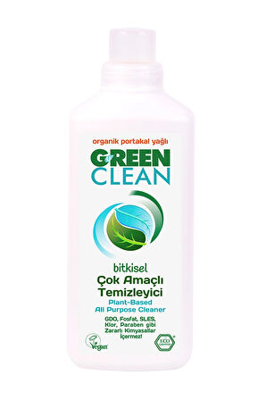 2 ADET  Green Clean Bitkisel Çok Amaçlı Temizleyici 1000 ml