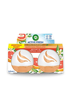 2 ADET  Air Wick Decosphere Greyfurt Ve Portakal Çiçeği 2x75 ML