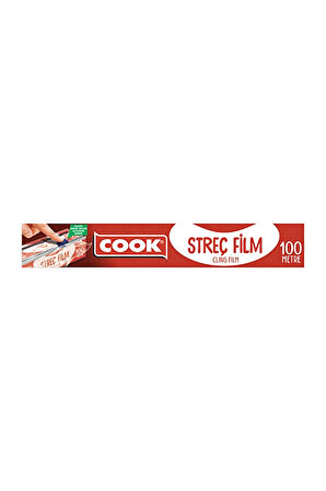 2 ADET  Cook Streç Film 100 Metre Kesme Bıçaklı