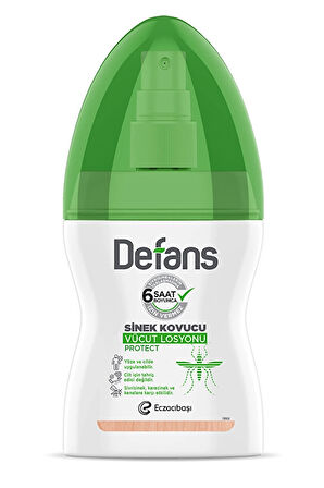 2 ADET  Detan Defans Protect Sinek Kovucu Vücut Losyonu 100 ml