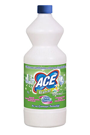 2 ADET  Ace Çamaşır Suyu 1 l Bahar