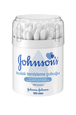 2 ADET  Johnson's Baby Kulak Çubuğu 100'lü