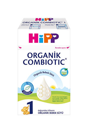 2 ADET  Hipp Organik Combiotic Bebek Sütü 600 g