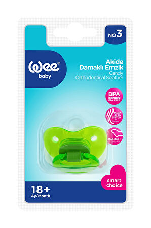 2 ADET  Wee Baby Akide Damaklı Emzik No:3