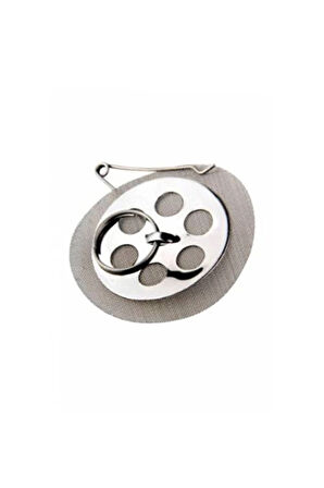 2 ADET  Gondol Çelik Çay Süzgeci