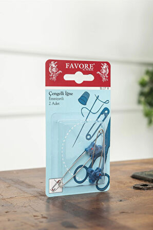 2 ADET  Emniyetli Çengelli Çocuk İğnesi