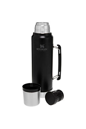 2 ADET  Stanley Legendary Klasik Vakumlu Termos Matte Black 1 Litre
