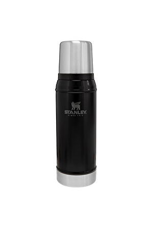 2 ADET  Stanley Klasik Vakumlu Termos Matte Black 0,75 Litre