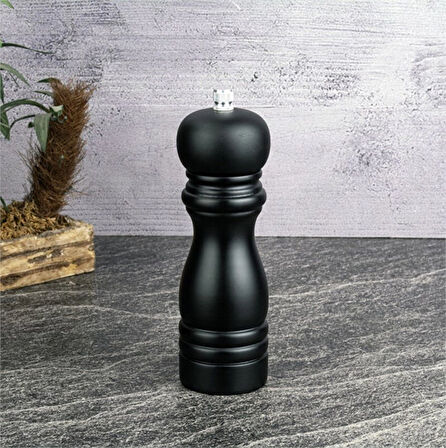 2 ADET  Tohana Ahşap Karabiber Değirmeni Yükseklik: 16 cm