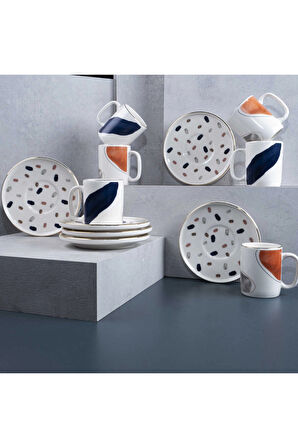 2 ADET  Aryıldız Moon 12 Parça Fincan Takımı