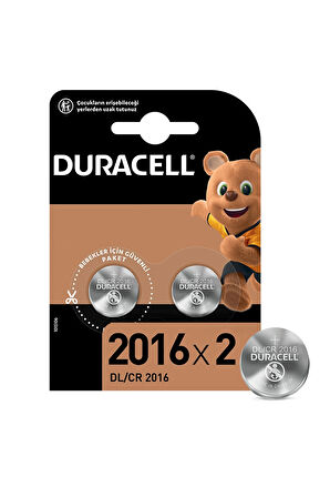 2 ADET  Duracell Lityum 3 Volt 2'li Pil 2016