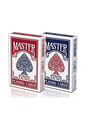 2 ADET  Master A/30 Oyun Kartı