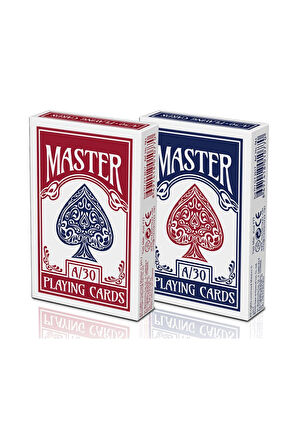 2 ADET  Master A/30 Oyun Kartı