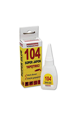 2 ADET  Vodabond 104 Japon Yapıştırıcı 15g