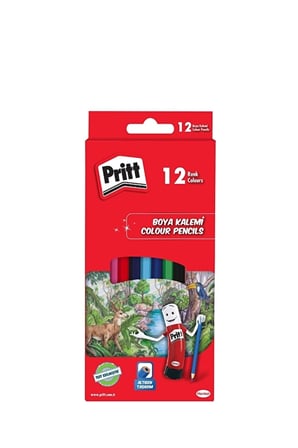 2 ADET  Pritt Kuru Boya 12'li