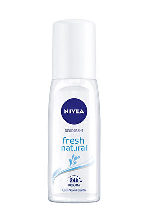 2 ADET  Nivea Pump Sprey Kadın Fresh Natural 75 ml
