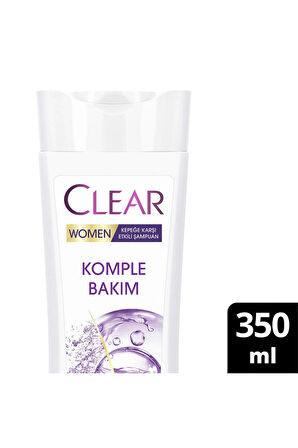 2 ADET  Clear Women Komple Bakım Şampuan 350 ml