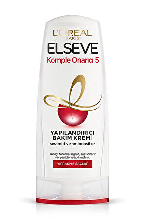 2 ADET  Elseve Saç Kremi 360 Ml Total Repair 5