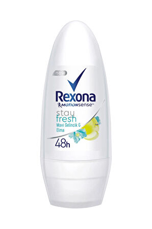 2 ADET  Rexona Roll-On Stay Fresh Mavi Gelincik & Elma Kadın 50 ml