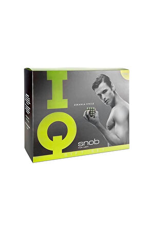 2 ADET  Snob EDT IQ 100 ml + Deodorant 150 ml