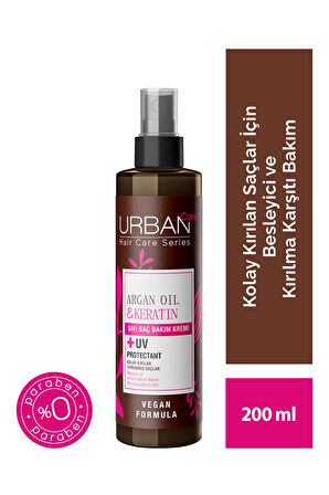 2 ADET  Urban Care Argan Oil & Keratin 200ml Sıvı Saç Kremi