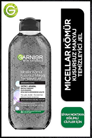 2 ADET  Garnier Kömürl Micellar Makyaj Temizleyici 400ml
