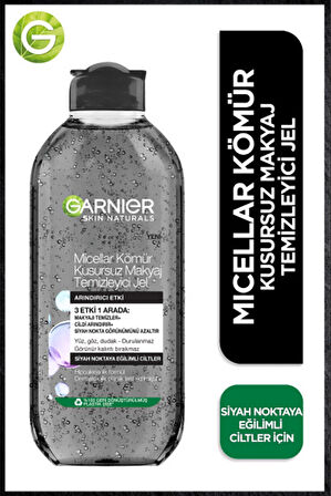 2 ADET  Garnier Kömürl Micellar Makyaj Temizleyici 400ml