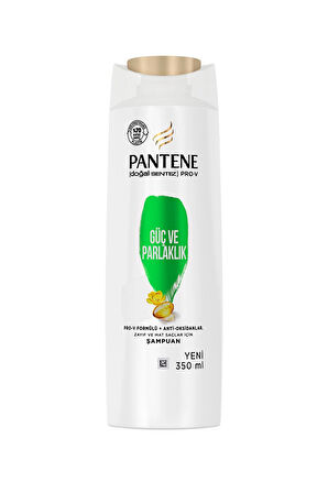 2 ADET  Pantene Guc Parlaklık 1+1 Şampuan 350 ml