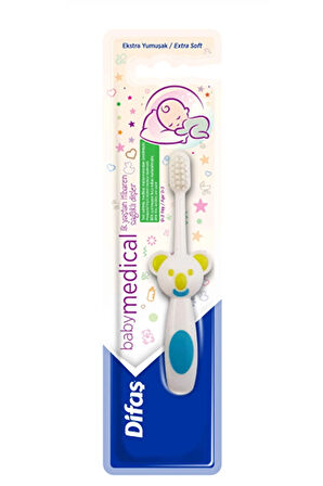 2 ADET  Difaş Babymed Bebek Diş Fırçası 0-3 Yaş