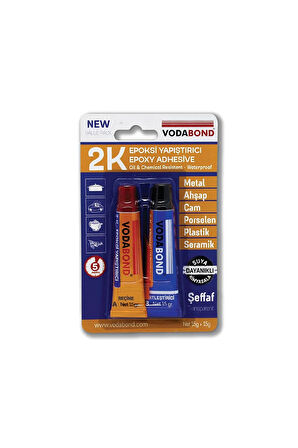 2 ADET  Vodabond Epoksi Yapıştırıcı A15g+B15g