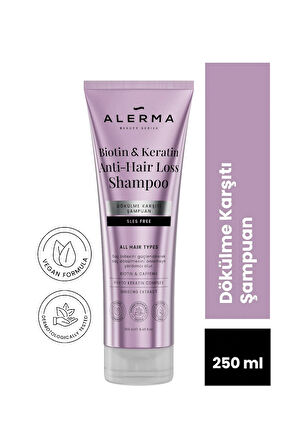 2 ADET  Alerma Dökülme Karşıtı 250 ml Şampuan
