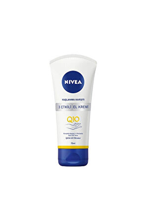 2 ADET  Nivea El Kremi Q10 Plus 75 ml