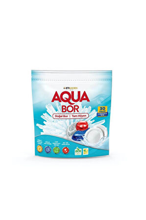 2 ADET  Boron Aqua Bor Bulaşık Makinası Kapsülü 30 Lu