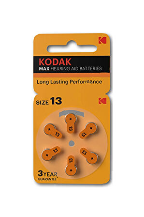 2 ADET  Kodak İşitme Cihazı Pili p13 6 Adet