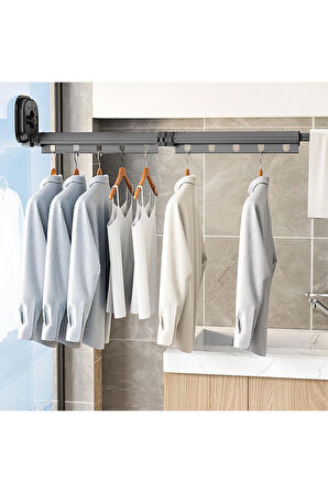 2 ADET  Dubai Vantuzlu 3 Kanatlı Çamaşır Askısı