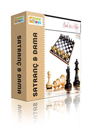 2 ADET  Newtoys Satranç ve Dama