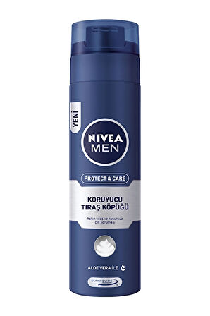 2 ADET  Nivea Men Tıraş Köpüğü Koruyucu 200 ml