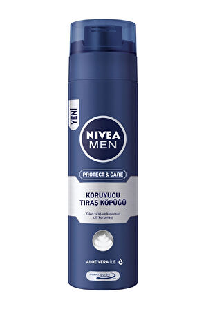 2 ADET  Nivea Men Tıraş Köpüğü Koruyucu 200 ml