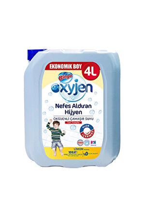 2 ADET  Bingo Oksijen Çamaşır Suyu 4 L Limon