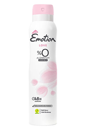 3 ADET  Emotion Deodorant Love 150 ml